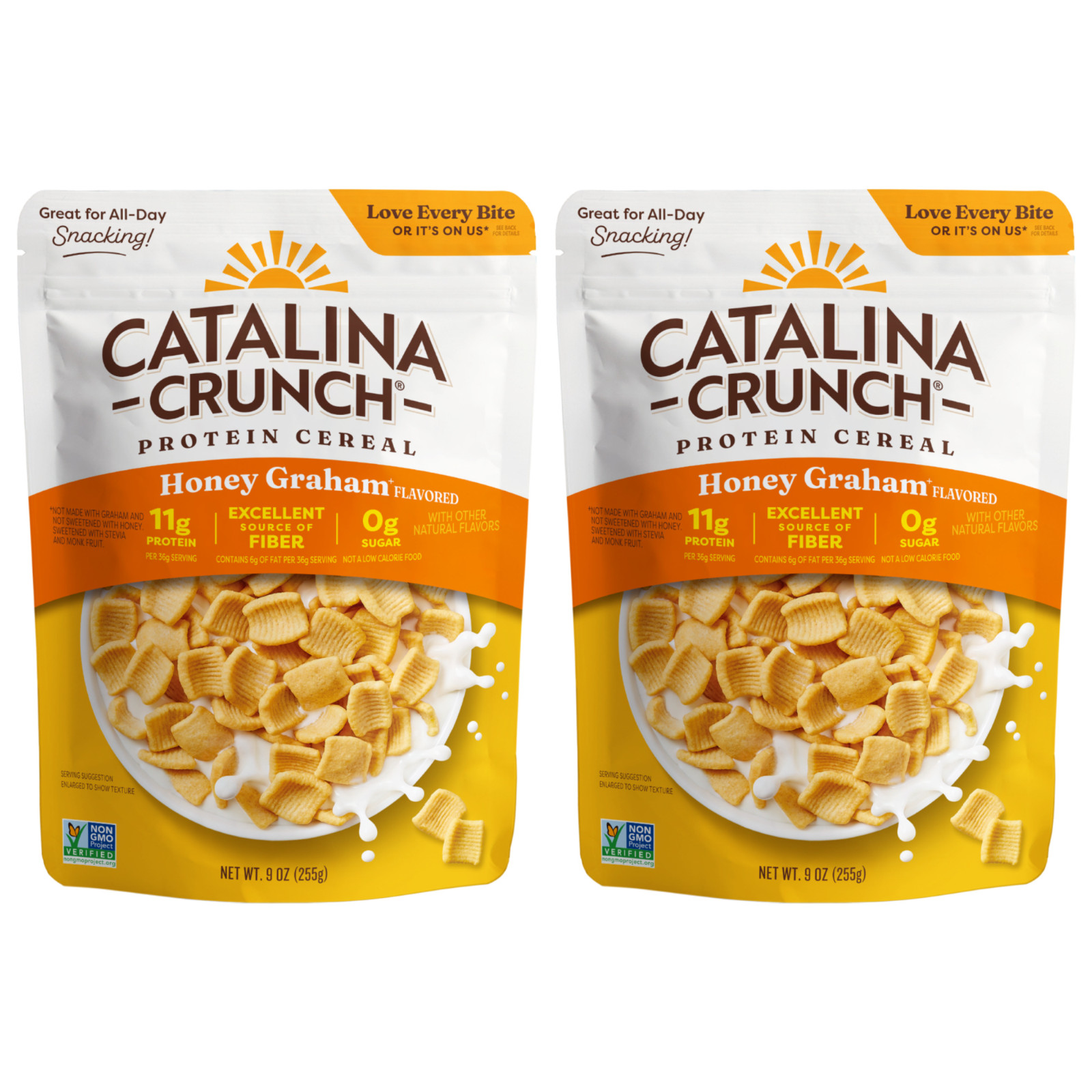 Catalina Crunch Protein Cereal Honey Graham 9 oz 2-Pack Catalina Crunch Protein Cereal Honey Graham 9 oz 2-Pack
