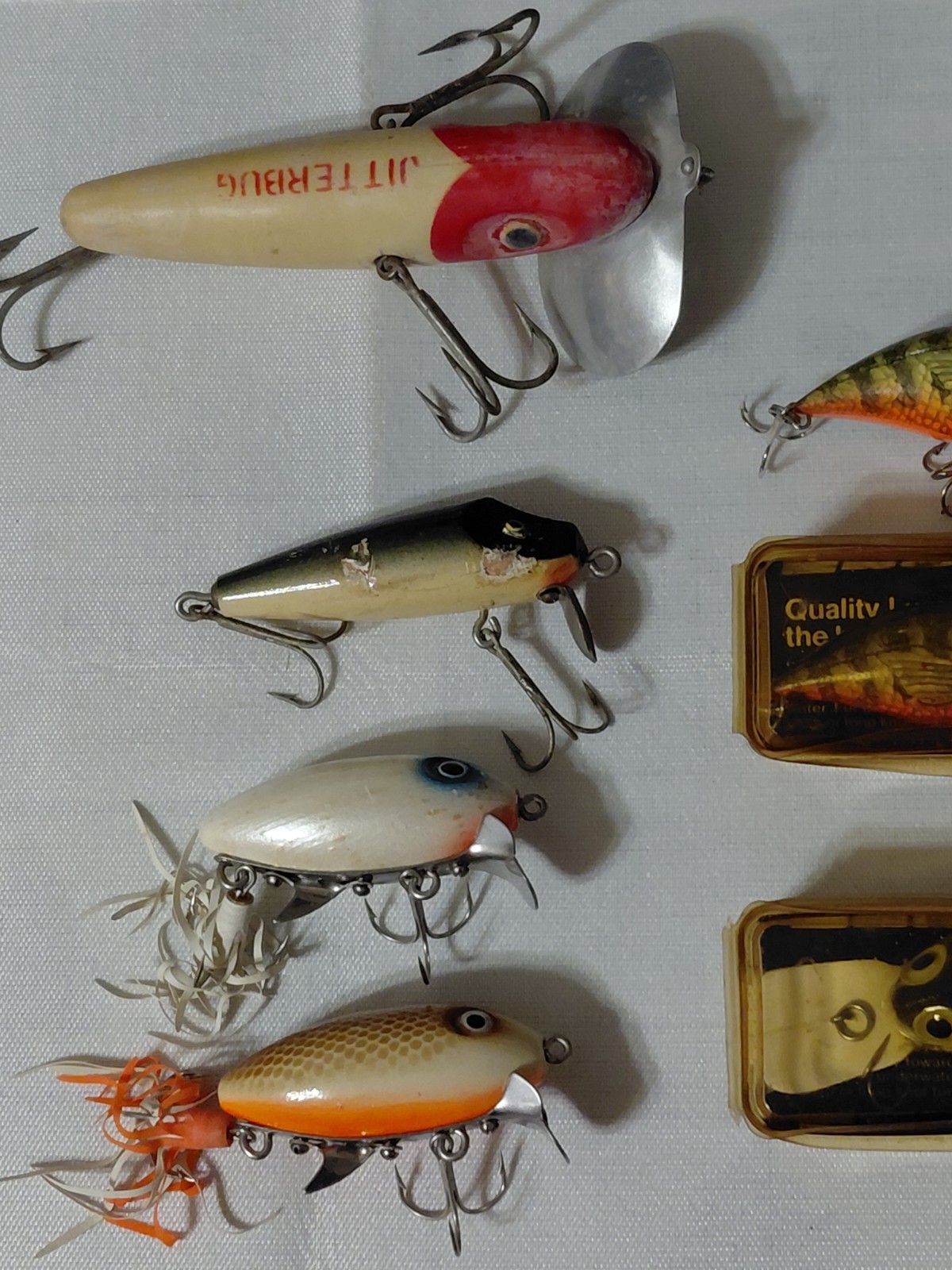 vintage fishing lures lot -3 original Storm Wighle Warts vintage fishing lures lot -3 original Storm Wighle Warts