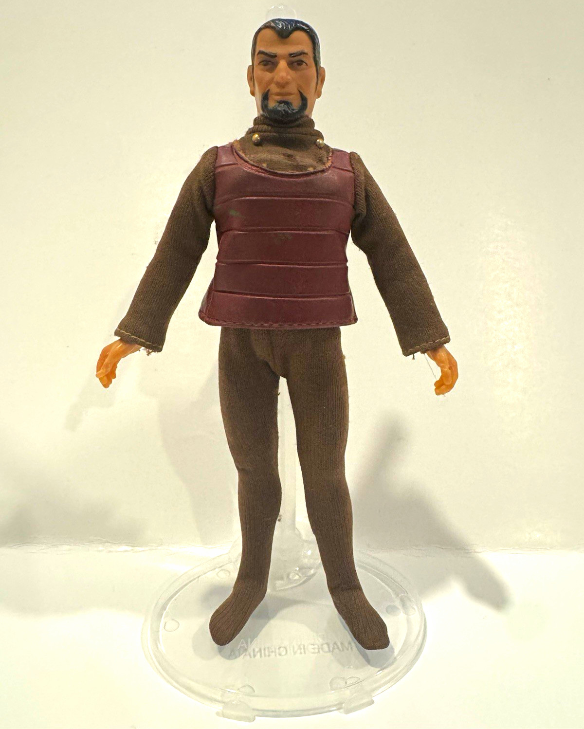 Vintage 1974 Mego Star Trek Klingon 8” Action Figure Original Outfit No Boots