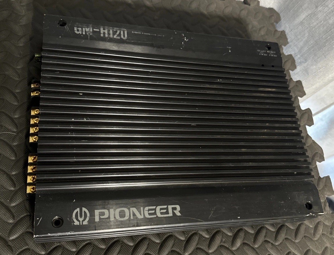 Pioneer GM-H120 Rare Old School Amplifier Pioneer GM-H120 Rare Old School Amplifier