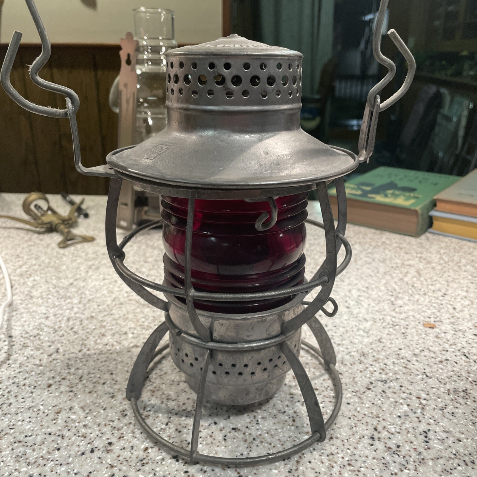 Dressel Arlington Pennsylvania Railroad Lantern Red PRR Dressel Arlington Pennsylvania Railroad Lantern Red PRR