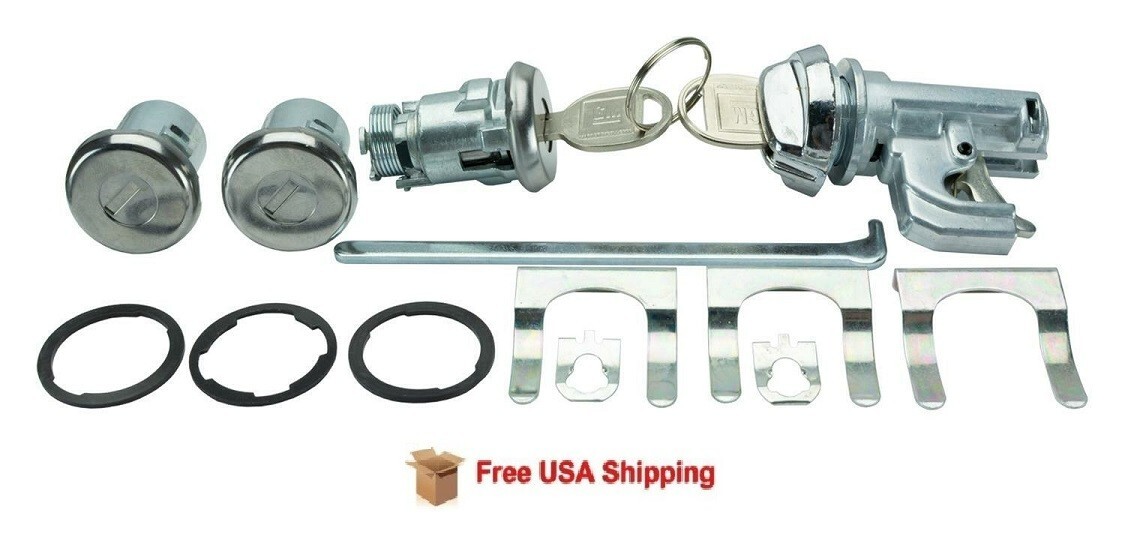 For 1979-1981 Pontiac Firebird Complete Lock Set with GM Keys For 1979-1981 Pontiac Firebird Complete Lock Set with GM Keys