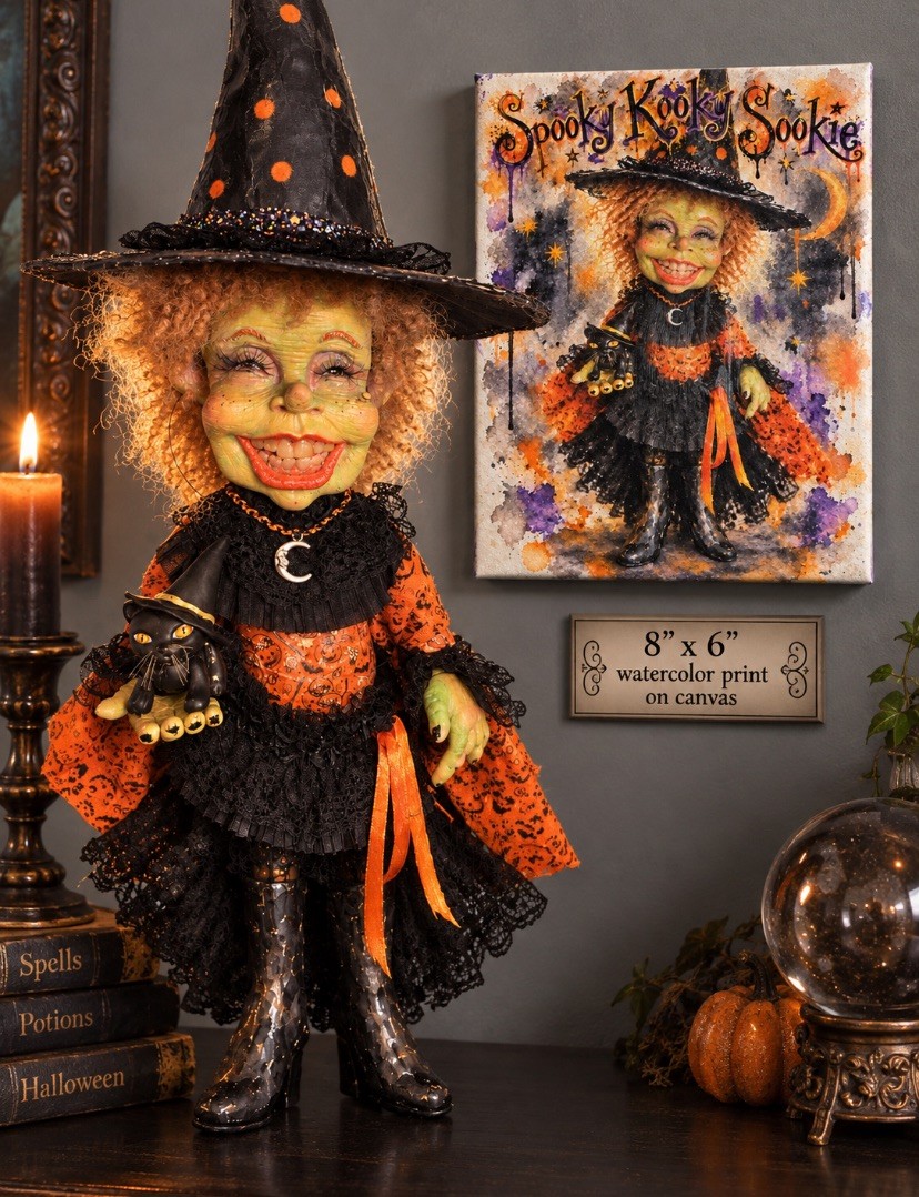 OOAK Halloween Witch hag Artist doll sculpted by Mikey O’ Fantasysculpts OOAK Halloween Witch hag Artist doll sculpted by Mikey O’ Fantasysculpts