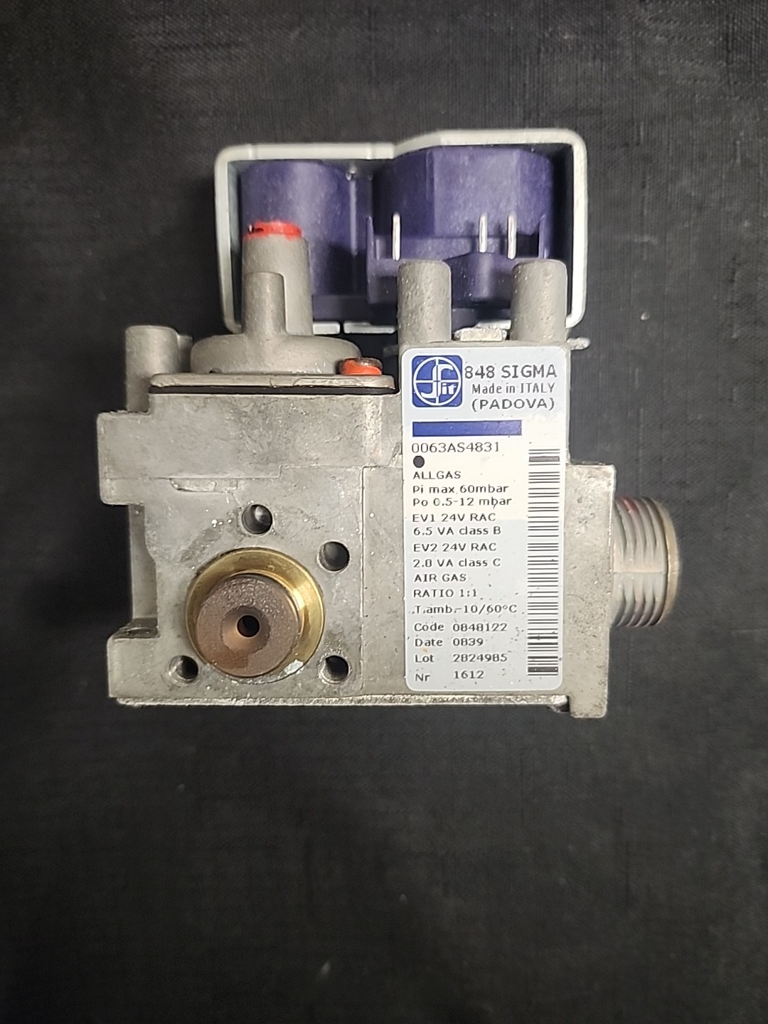 Buderus GB142 Gas Valve~ Sigma 848- Working Buderus GB142 Gas Valve~ Sigma 848- Working