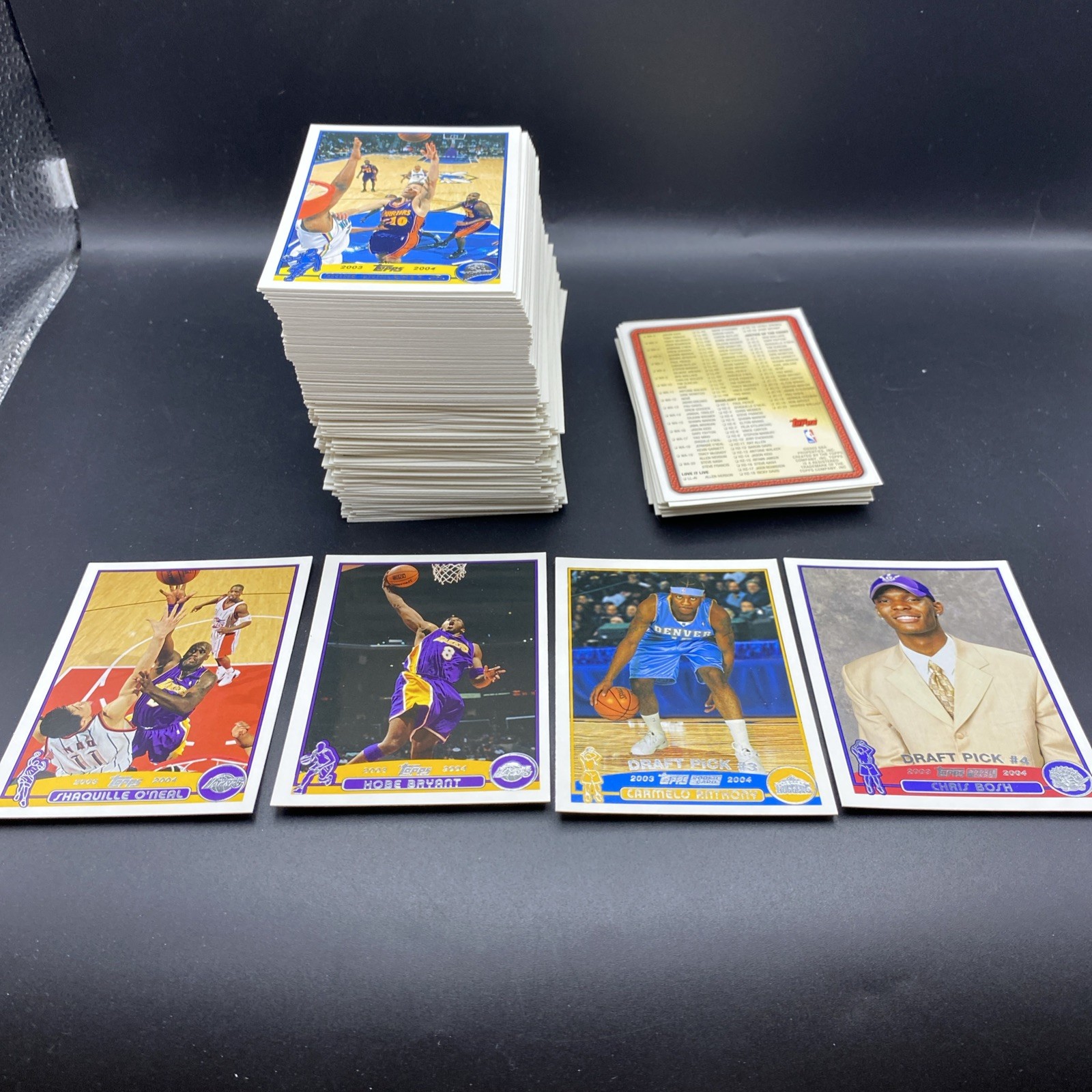 2003-04 Topps Basketball Base Set Nearly Complete No Lebron Or Wade 2003-04 Topps Basketball Base Set Nearly Complete No Lebron Or Wade
