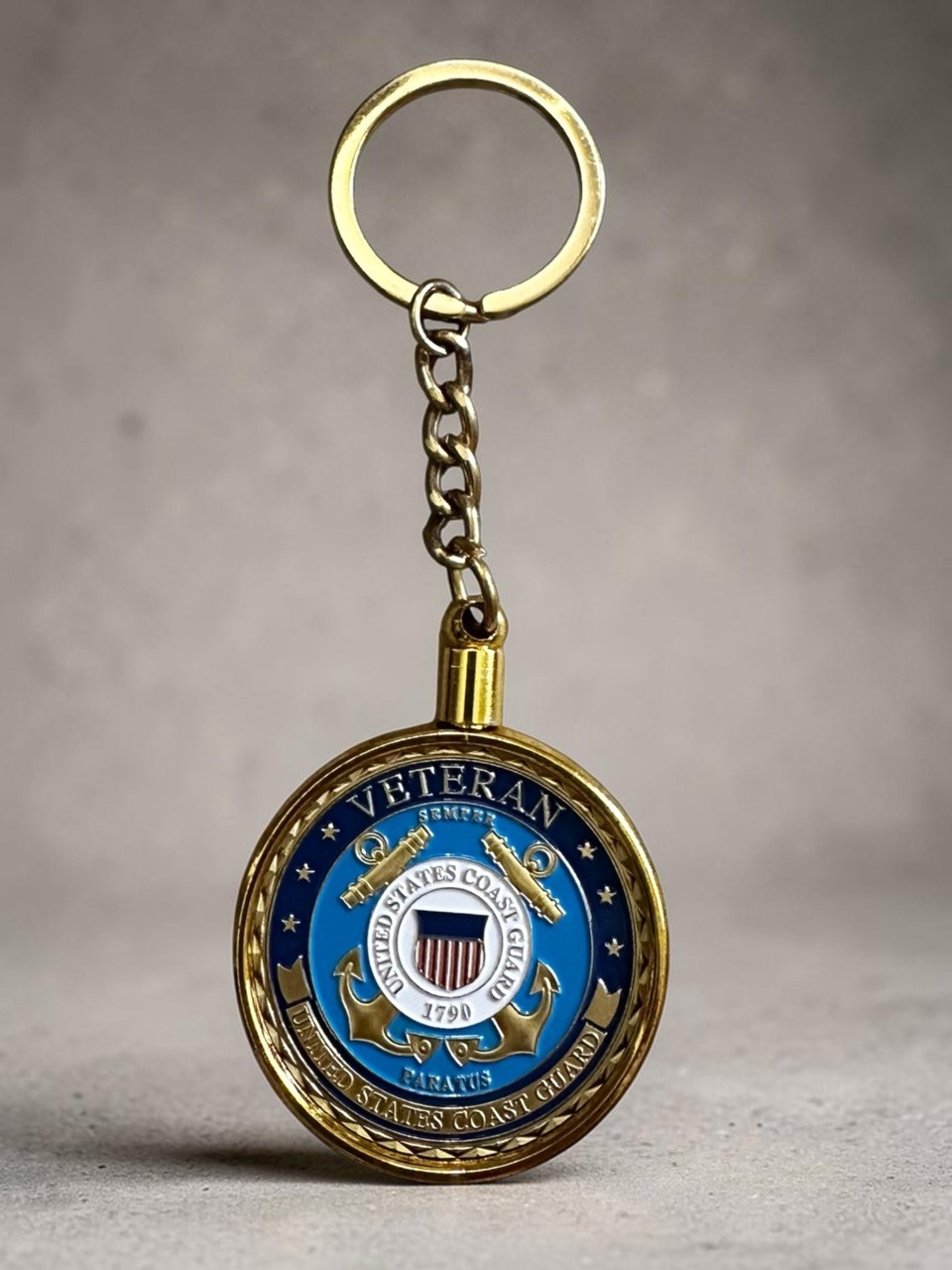 NEW USCG U.S. Coast Guard Veteran Challenge Coin Keychain ·FAST SHIPPING· ·NEW· NEW USCG U.S. Coast Guard Veteran Challenge Coin Keychain ·FAST SHIPPING· ·NEW·