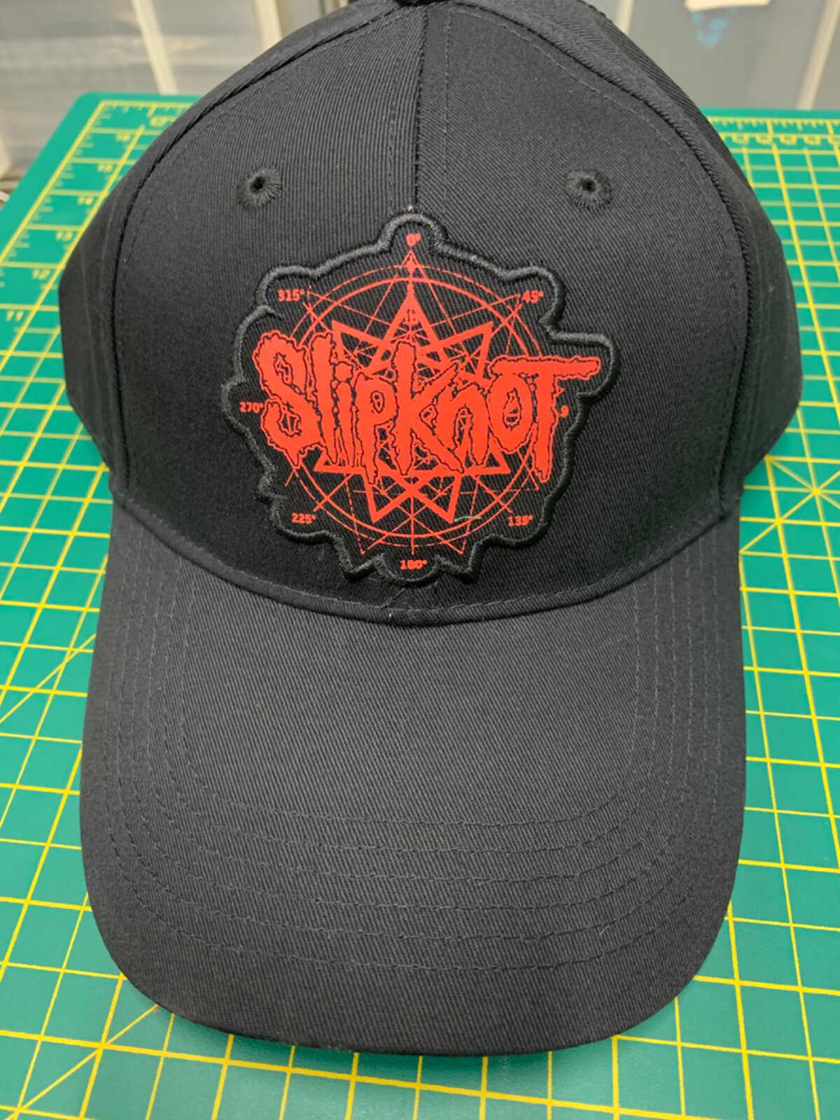 Slipknot Black 9 Point Star Patch Logo Baseball Cap Officially Licensed