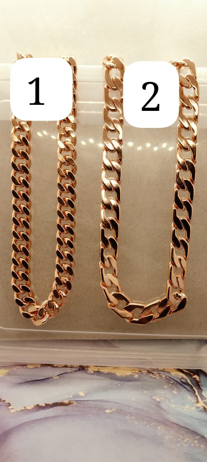 Pure Solid Copper Cuban Curb Chain Link 158gr Heavy 12mm 24