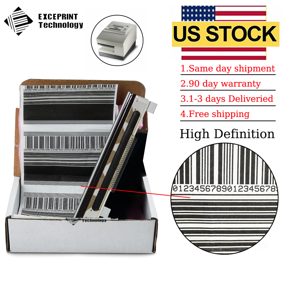✅ Printhead for IBM SureMark 4610-2NR 4610-2CR POS Printer 44D0189 US STOCK ✅ ✅ Printhead for IBM SureMark 4610-2NR 4610-2CR POS Printer 44D0189 US STOCK ✅