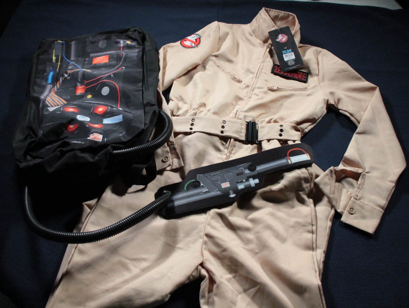 Ghostbusters Adult S Halloween Costume Winston Zeddemore NWT Proton Pack FUN Ghostbusters Adult S Halloween Costume Winston Zeddemore NWT Proton Pack FUN