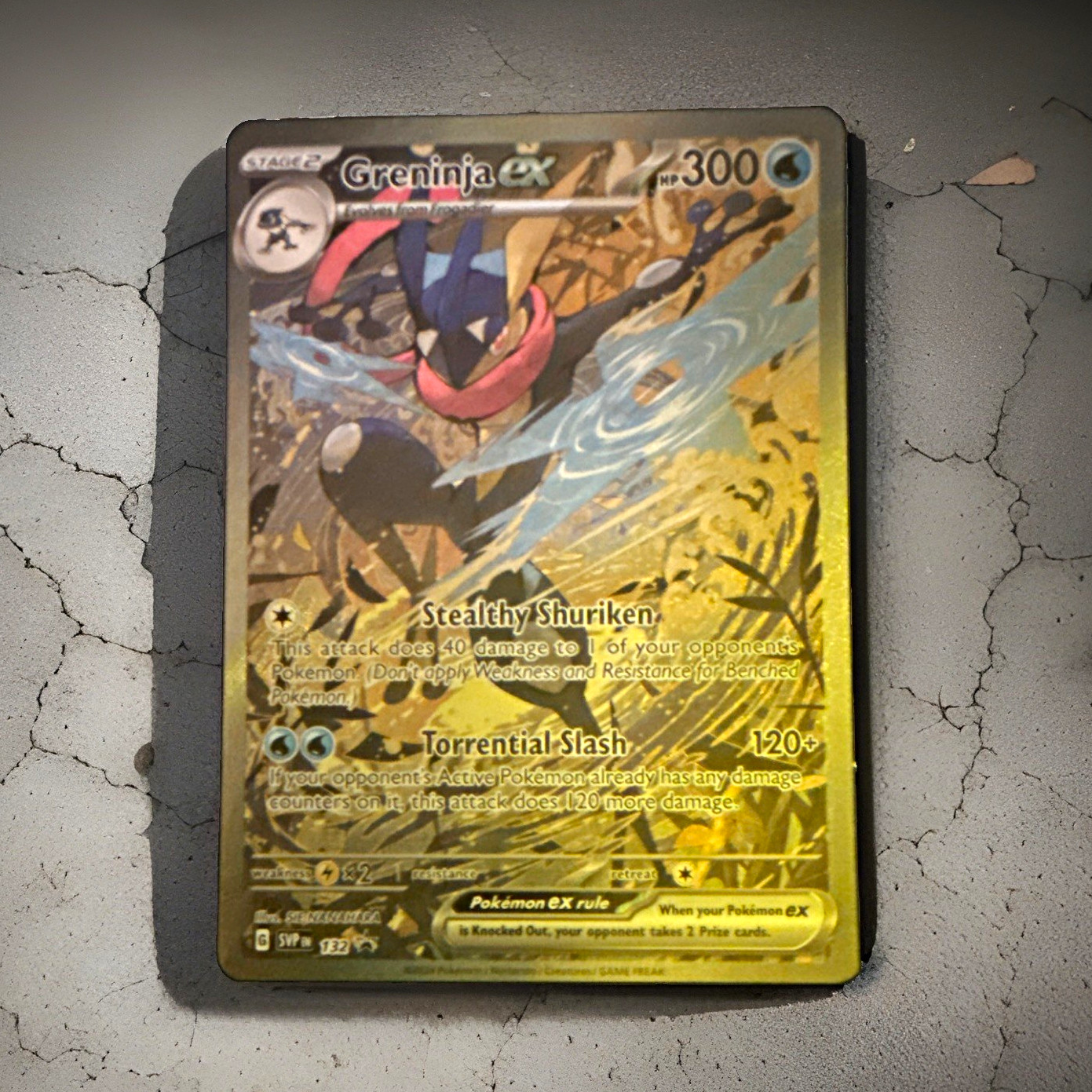 Pokemon Greninja ex 132 SVP Black Star Promo Holo #132 English HP 300 Stage 2 Pokemon Greninja ex 132 SVP Black Star Promo Holo #132 English HP 300 Stage 2