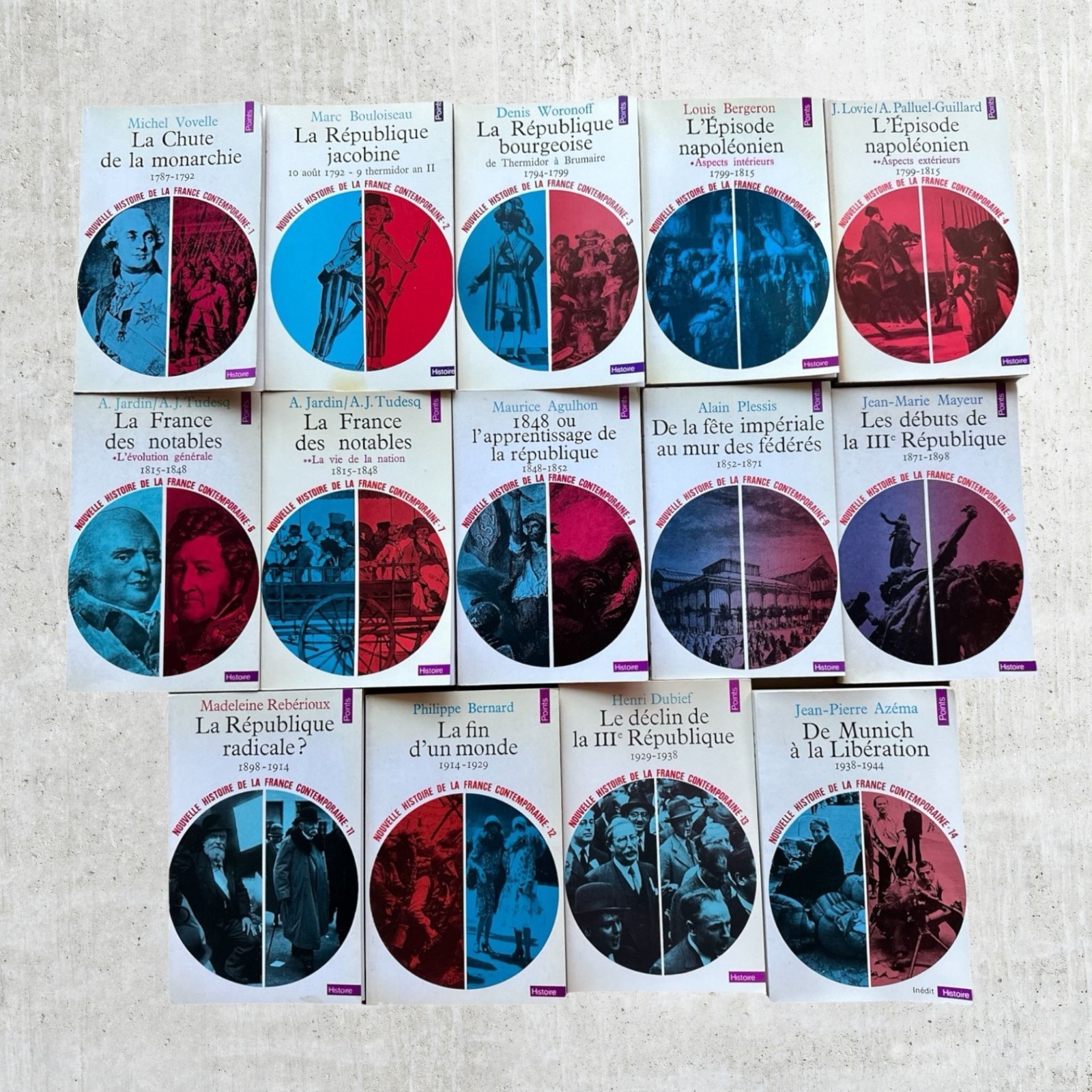 Nouvelle Histoire de la France Contemporaine — Complete 14-Volume Set