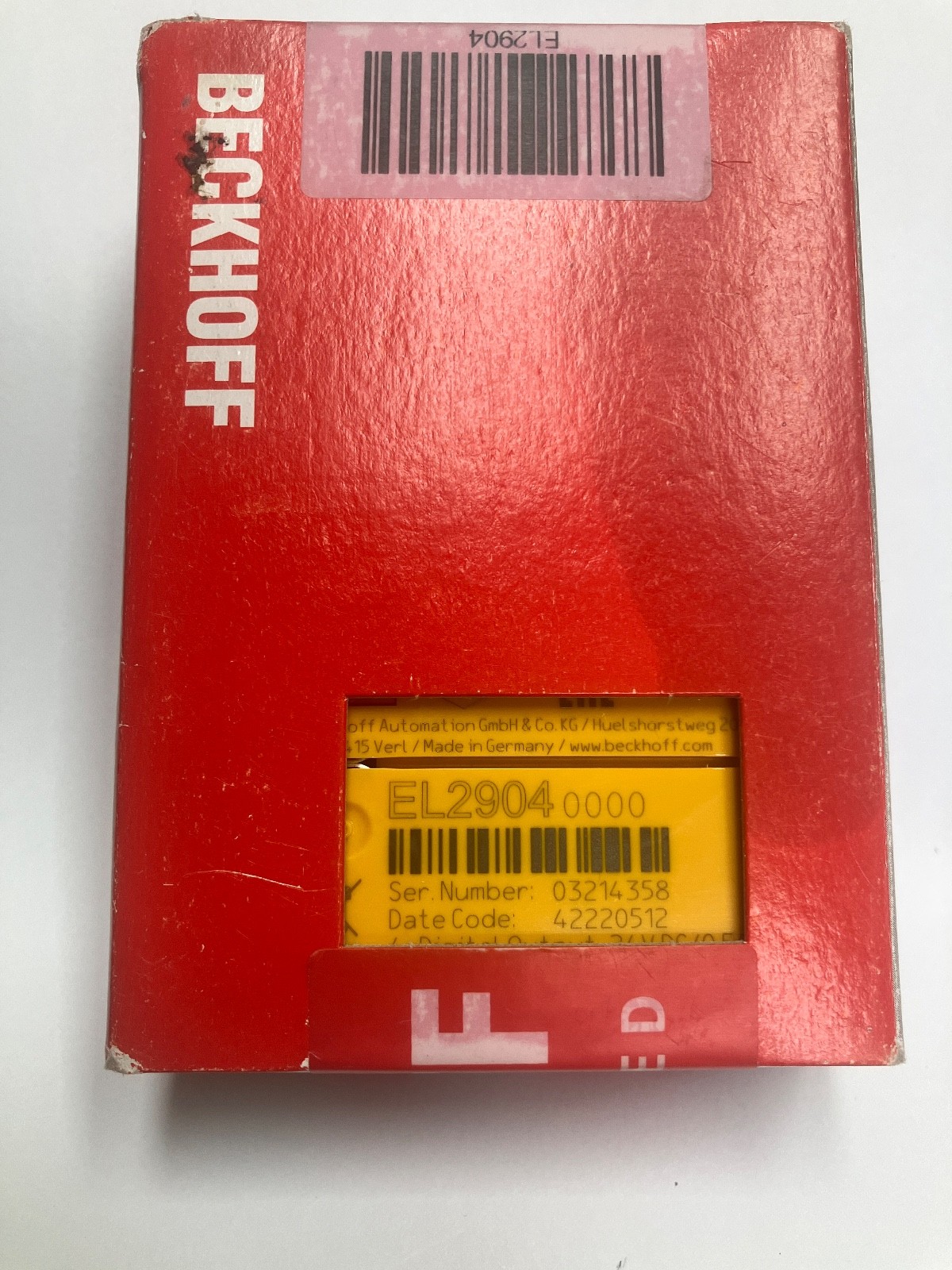 New In Box BECKHOFF EL2904 PLC Module New In Box BECKHOFF EL2904 PLC Module