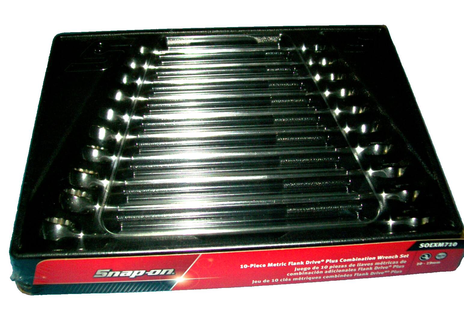 NEW Snap-on™ 10 thru 19 mm 12-point box FLANK drive PLUS Wrench Set SOEXM710 NEW Snap-on™ 10 thru 19 mm 12-point box FLANK drive PLUS Wrench Set SOEXM710