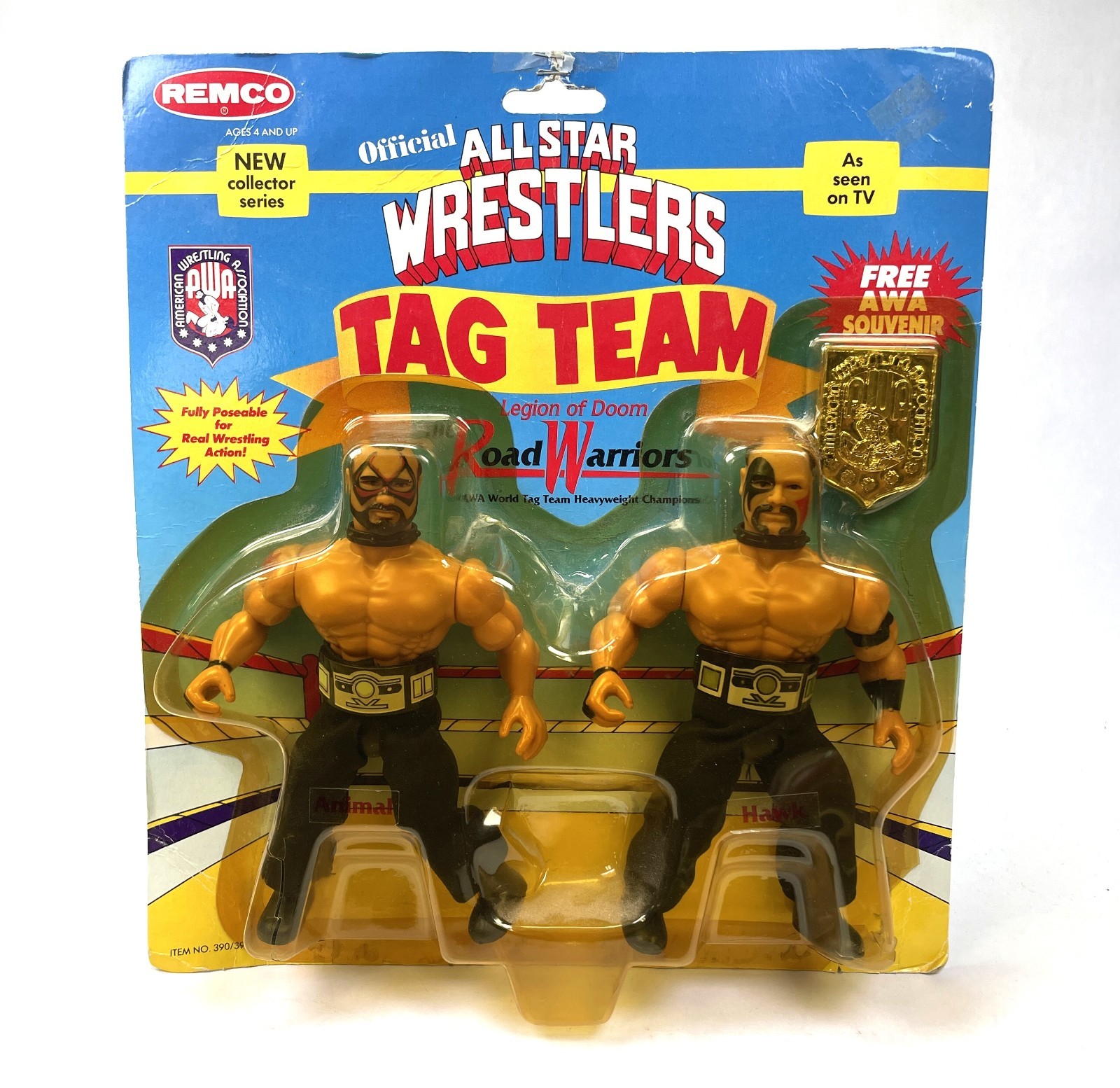 Road Warriors Legion Of Doom Action Figures AWA Remco 1985 New Sealed Road Warriors Legion Of Doom Action Figures AWA Remco 1985 New Sealed