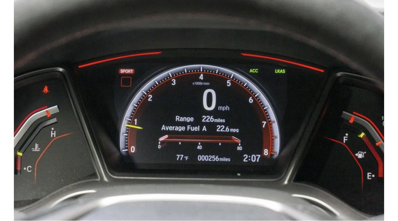 Honda Type R Fk8 Dash Gauge Cluster Genuine OEM Honda Parts Used Condition