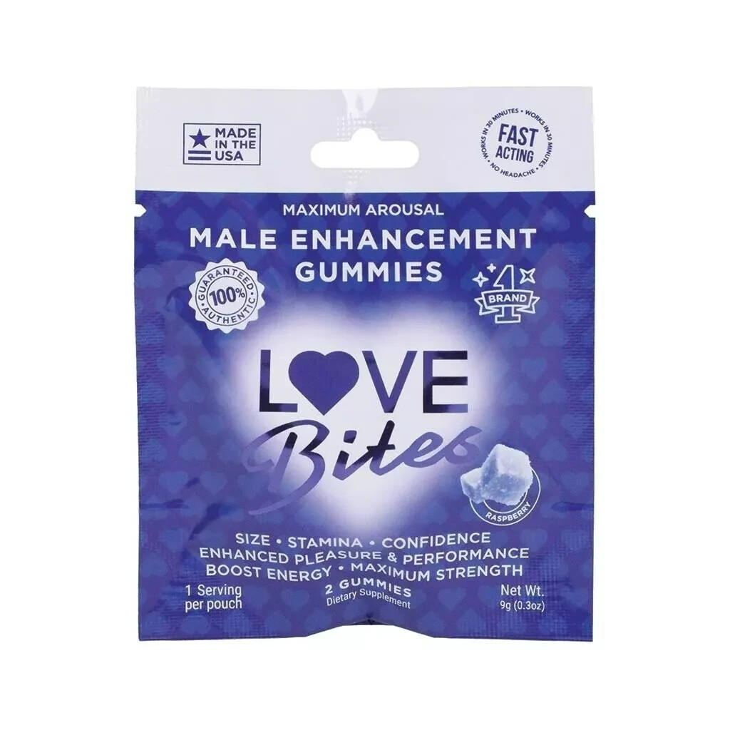 Love Bites Male Sensual Enhancement Gummies Singles - 2 Count Love Bites Male Sensual Enhancement Gummies Singles - 2 Count