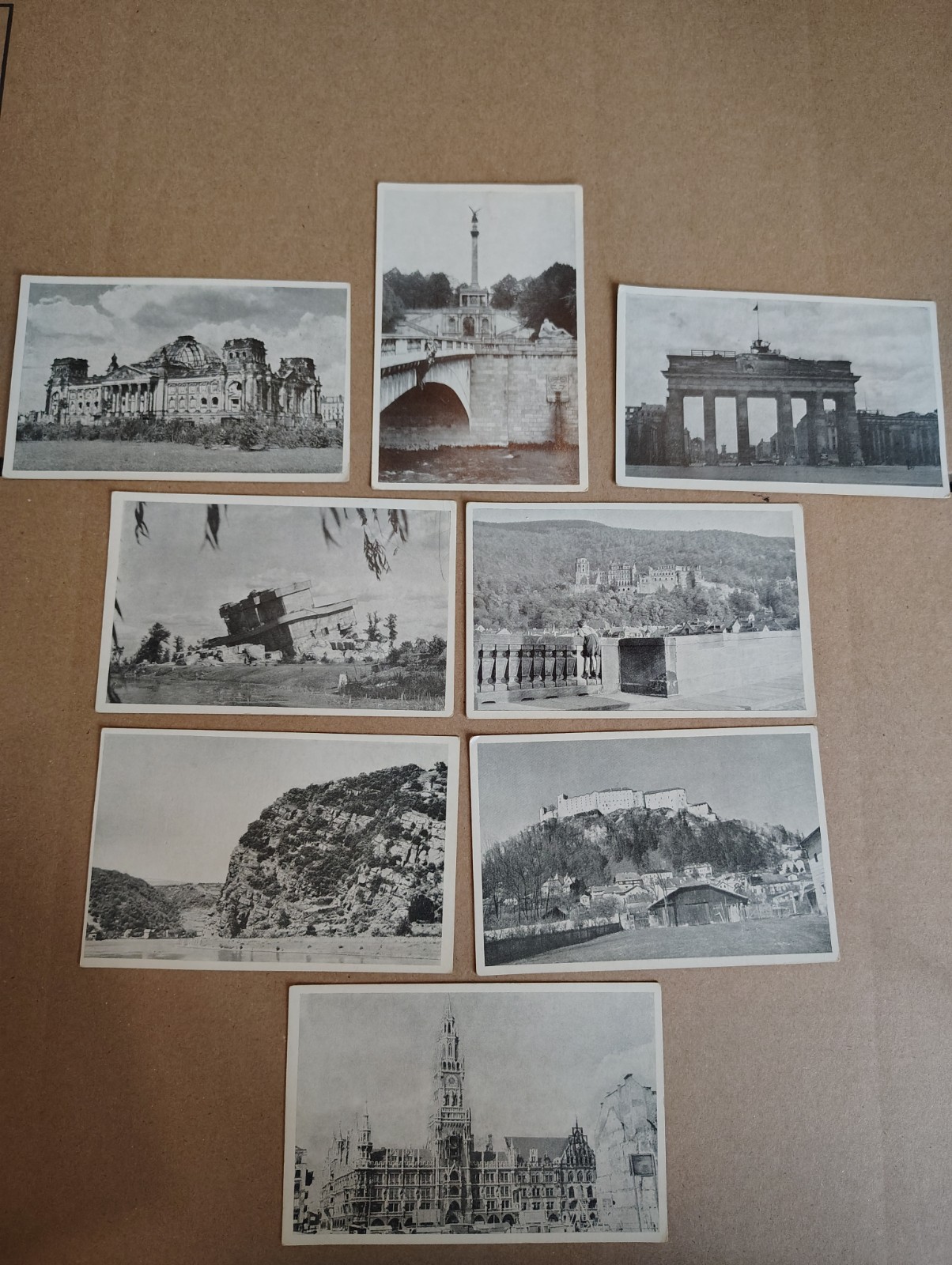 Vintage Postwar Germany Austria Postcard Lot Berlin Munich WWII Era 8