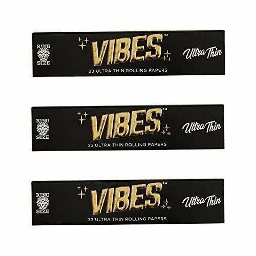 Vibes Ultra thin Rolling Paper King Size- 110mm (3 Pack) Vibes Ultra thin Rolling Paper King Size- 110mm (3 Pack)