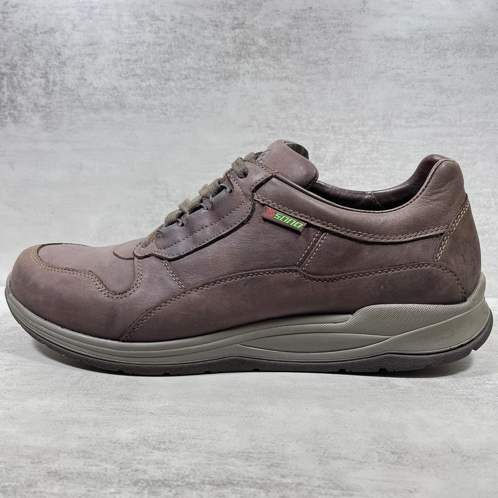 Sano By Mephisto Leather Comfort Walking Shoes - Men\'s Size 11 - Brown Sano By Mephisto Leather Comfort Walking Shoes - Men\'s Size 11 - Brown