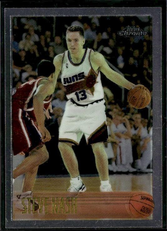 1996-97 Topps Chrome #182 Steve Nash 1996-97 Topps Chrome #182 Steve Nash