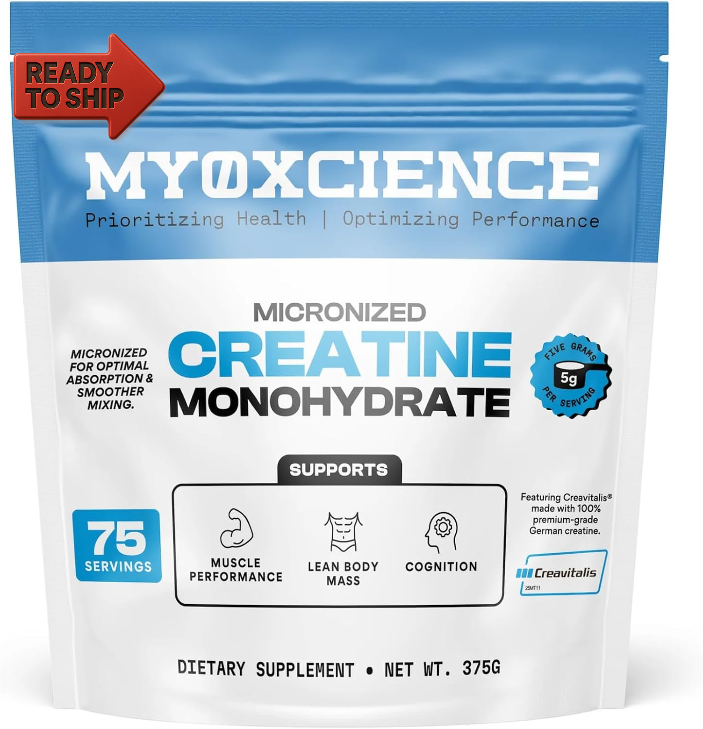 MYOXCIENCE Micronized Creavitalis Creatine | the World’S Purest Micronized Form MYOXCIENCE Micronized Creavitalis Creatine | the World’S Purest Micronized Form