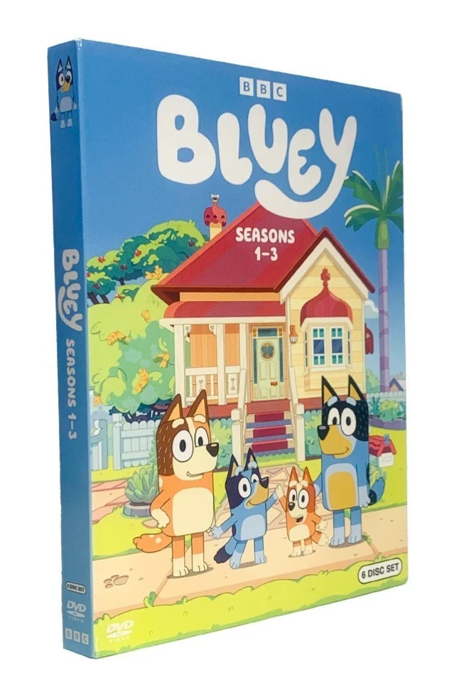 New-Bluey: The Complete TV Series Seasons 1-3 (DVD 6-Disc Box Set) New-Bluey: The Complete TV Series Seasons 1-3 (DVD 6-Disc Box Set)