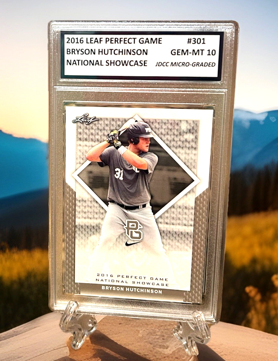 Bryson Hutchinson 2016 Leaf Perfect Game GRADED GEM-MT 10 ROOKIE #301