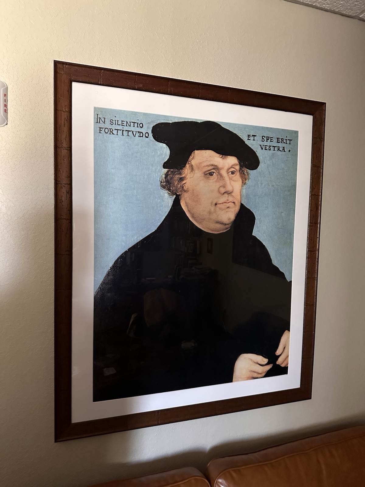 LARGE Custom Framed Portrait Print of Martin Luther (Protestant Reformer) LARGE Custom Framed Portrait Print of Martin Luther (Protestant Reformer)