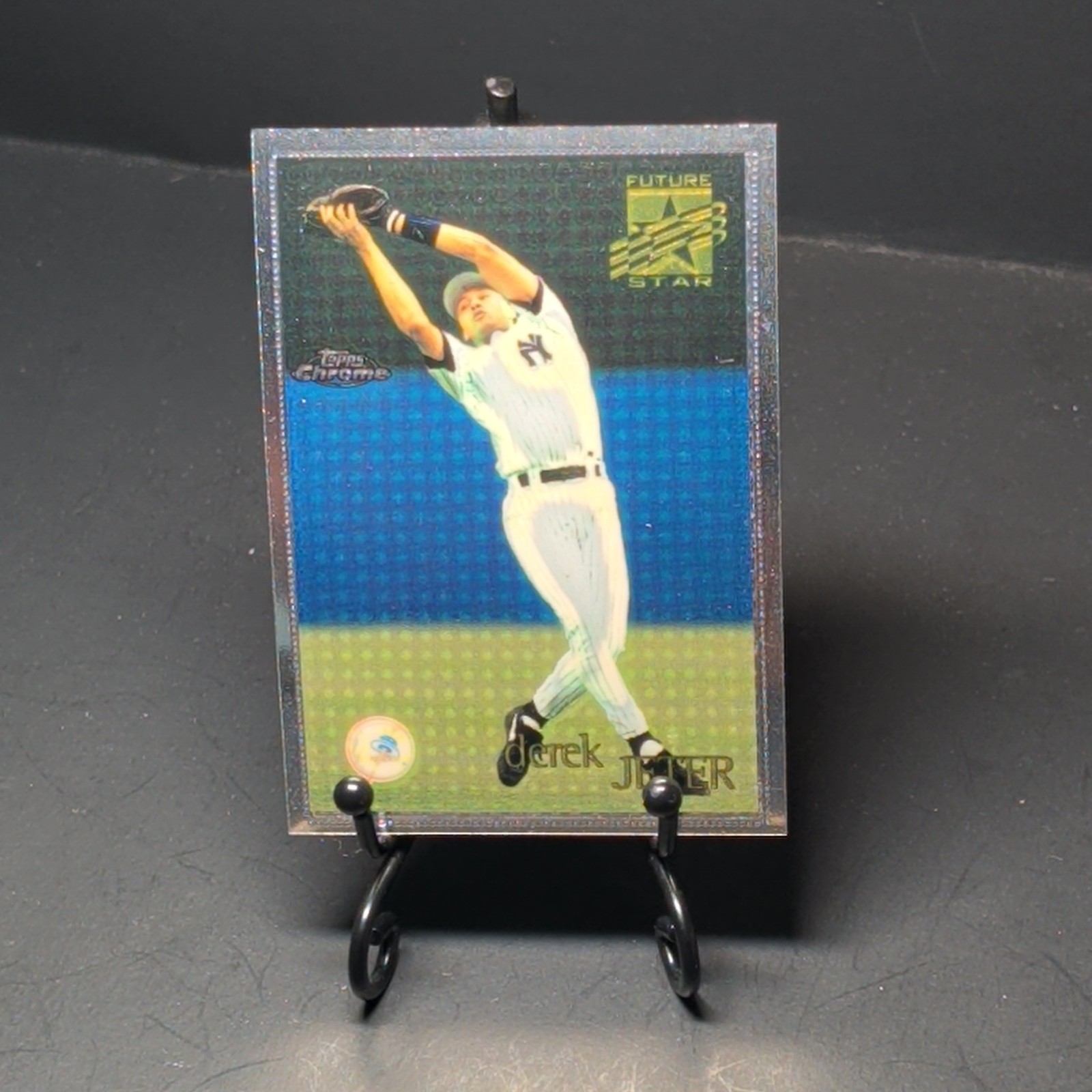 1996 Topps Chrome - Future Star Derek Jeter #80 1996 Topps Chrome - Future Star Derek Jeter #80