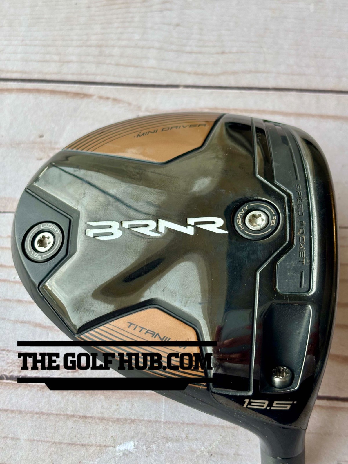 TaylorMade BRNR Titanium Mini Driver 13.5 Driver Head | No HC