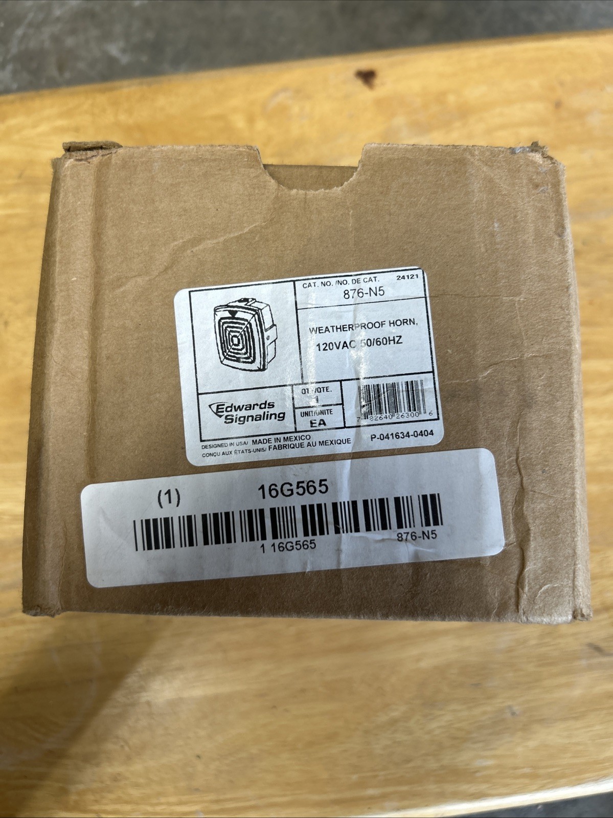 New Edwards Signaling 876-N5 Weatherproof Horn 120VAC 50/60HZ New Edwards Signaling 876-N5 Weatherproof Horn 120VAC 50/60HZ