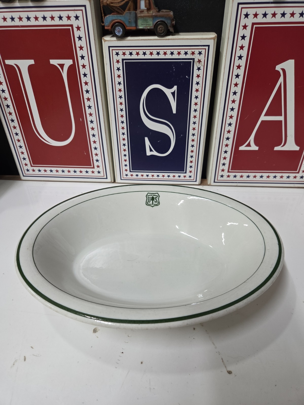 Vintage Forest Service Oval Medium Tepco China Bowl 10 1/4 X 7-1/2 Vintage Forest Service Oval Medium Tepco China Bowl 10 1/4 X 7-1/2