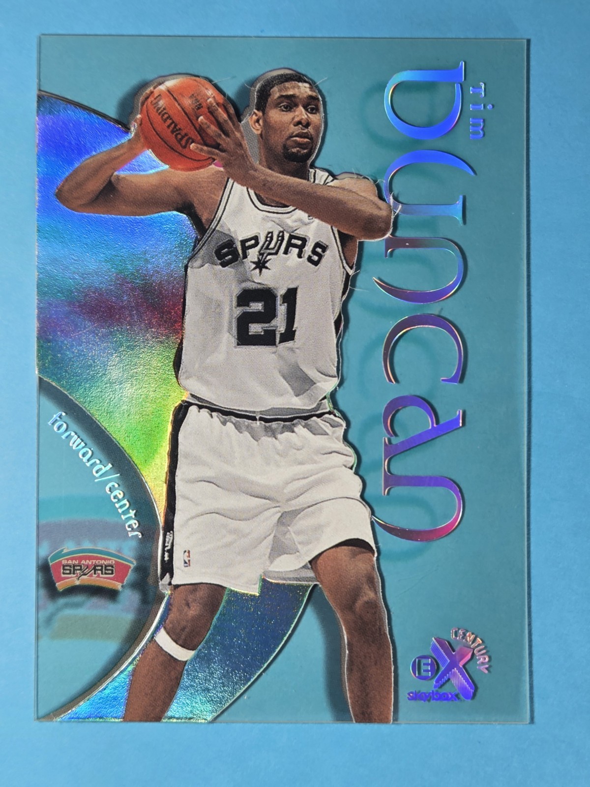 1998-99 Skybox E-X Century - Tim Duncan #7