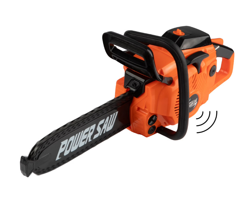Pretend Play Toy Chainsaw Rotating Plastic Chain Pull Cord & Realistic Sounds Pretend Play Toy Chainsaw Rotating Plastic Chain Pull Cord & Realistic Sounds