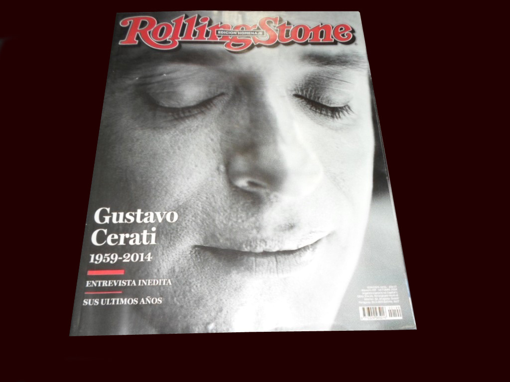 GUSTAVO CERATI Death  - SODA STEREO - Rolling Stone  #199 Argentina 2014
