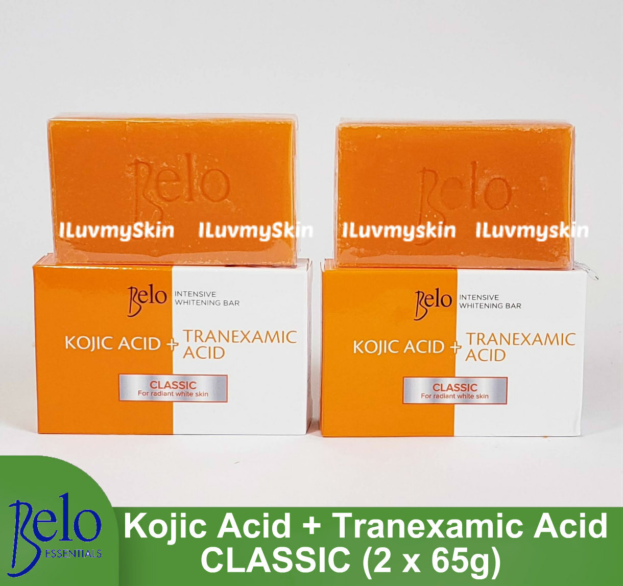 Belo Intensive Kojic & Tranexamic Acid Classic Soap (2 bars x 65g) Belo Intensive Kojic & Tranexamic Acid Classic Soap (2 bars x 65g)