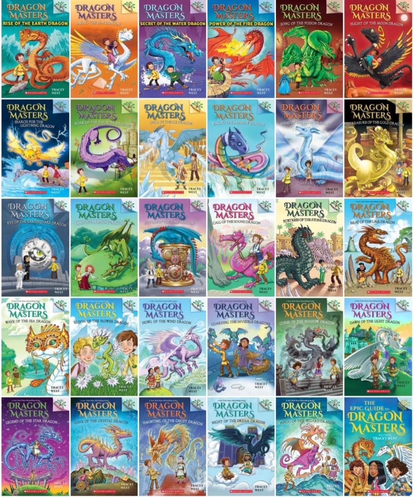 Dragon Masters Complete 30 Books Set Books 1-28 + 2 Special Ed by Tracey West Dragon Masters Complete 30 Books Set Books 1-28 + 2 Special Ed by Tracey West