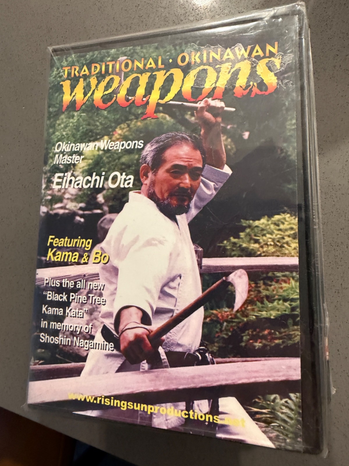 Traditional Okinawan Karate Weapons Kobudo Kama Bo DVD Eihachi Ota