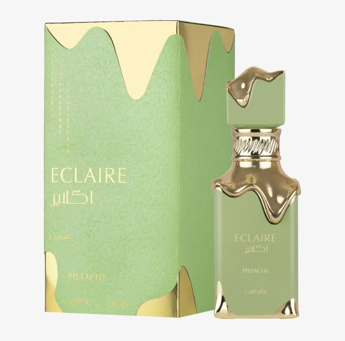Lattafa Eclaire Pistache - Gourmand, Nutty, Creamy, 3.4oz Women EDP Long Lasting Lattafa Eclaire Pistache - Gourmand, Nutty, Creamy, 3.4oz Women EDP Long Lasting