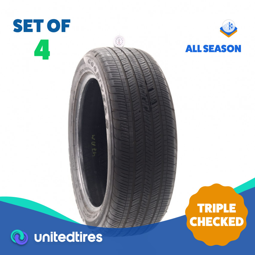 Set of (4) Used 235/55R20 Goodyear Eagle Touring 102V - 7/32