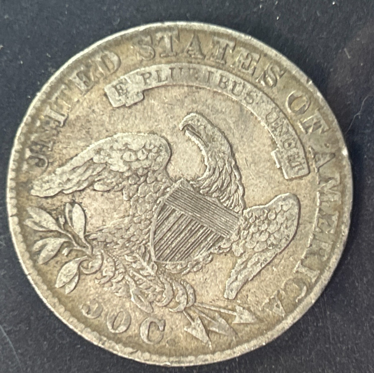 1833 Capped Bust Half Dollar 50C