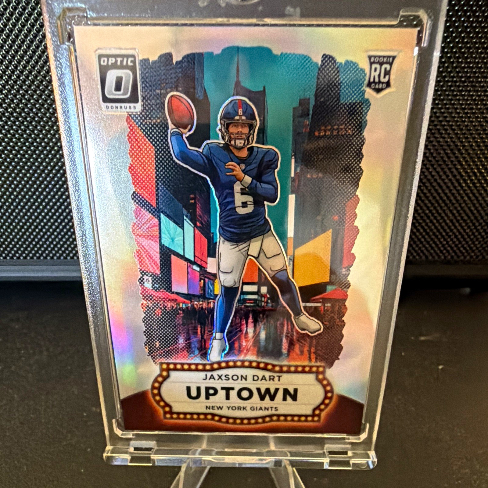 Panini Donruss Optic 2025 Uptown Jaxson Dart RC New York Giants #11 Panini Donruss Optic 2025 Uptown Jaxson Dart RC New York Giants #11