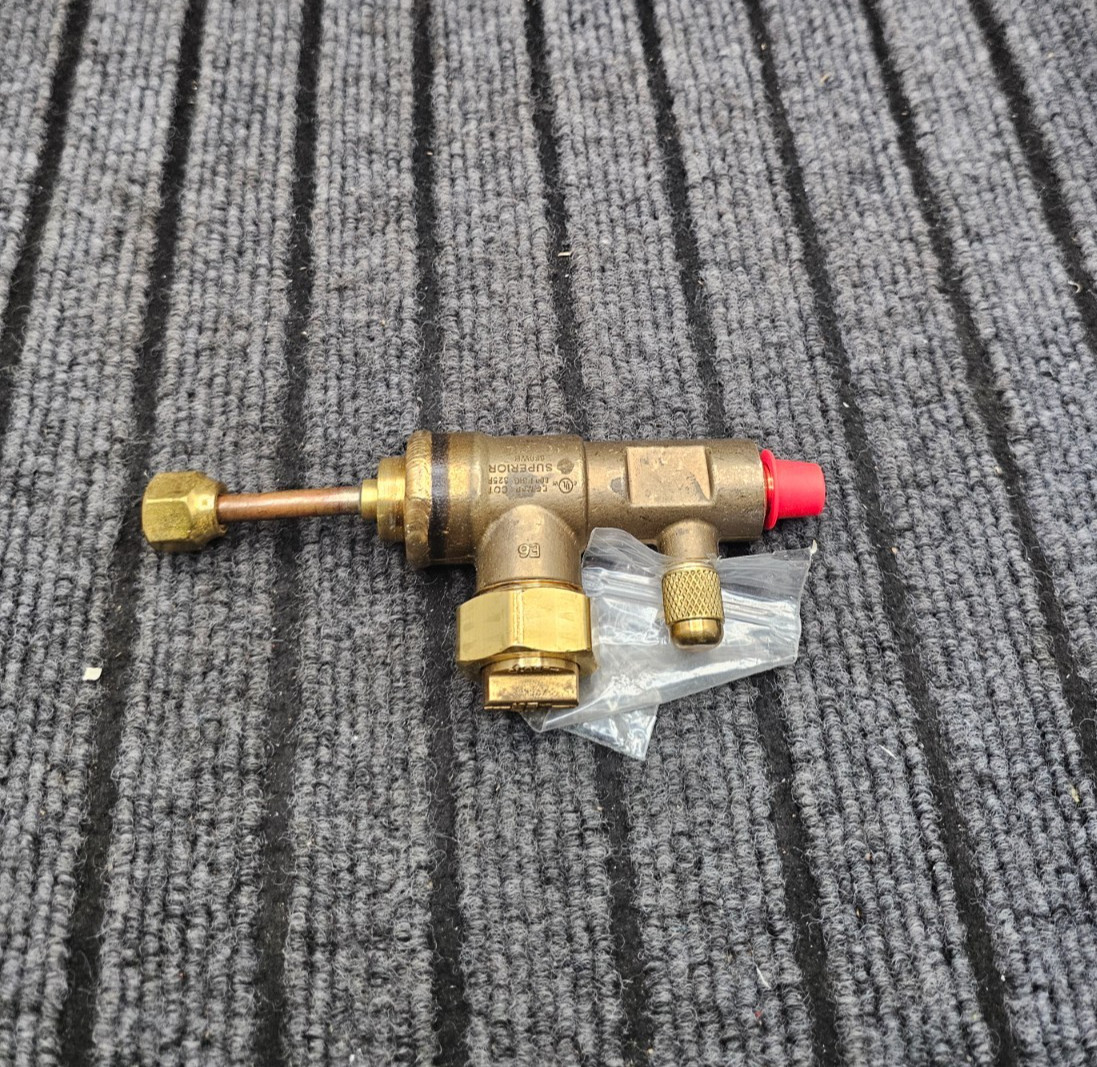 Superior 586WB: Brass Ball Valve MAP800 PSIG 5516 kPa COT 325F