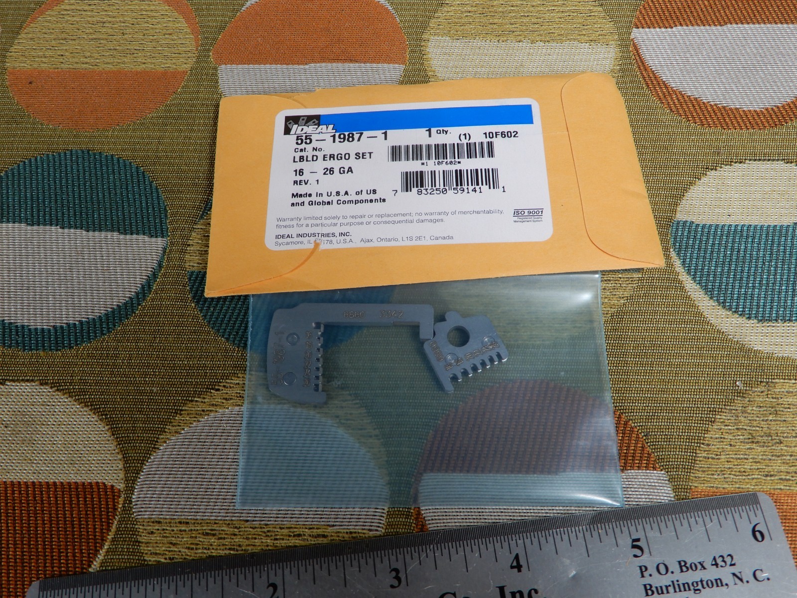 Ideal Stripmaster Wire Stripper Replacement Blade Set 55-1987-1 NOS 16-26AWG Ideal Stripmaster Wire Stripper Replacement Blade Set 55-1987-1 NOS 16-26AWG