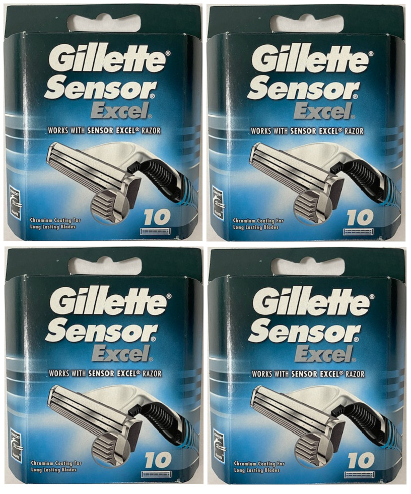 Gillette Sensor Excel Razor Blades - 40 Cartridges Gillette Sensor Excel Razor Blades - 40 Cartridges
