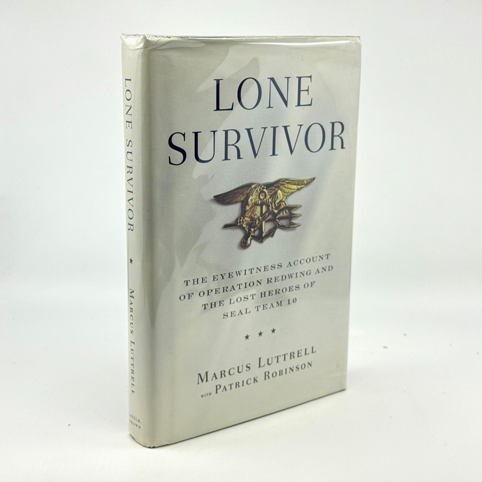 SIGNED Lone Survivor Hardcover Marcus Luttrell SEAL Team 10 w/ Dust Jacket