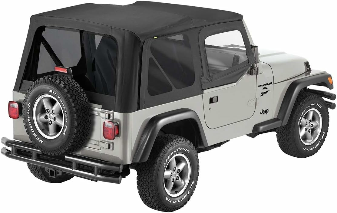 Bestop 51197-35 Black Diamond Replay Replacement Soft Top w/ Tinted Back Windows Bestop 51197-35 Black Diamond Replay Replacement Soft Top w/ Tinted Back Windows