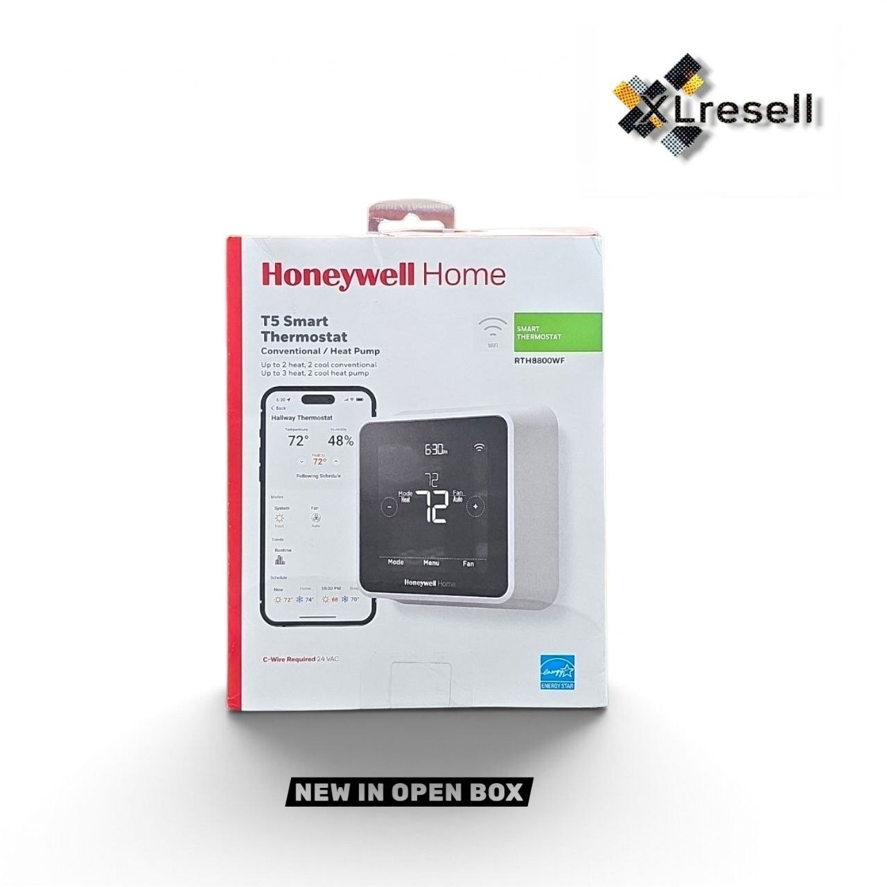 Honeywell Home T5 Smart Wi-Fi Thermostat 7-Day Geofence Auto Changeover Honeywell Home T5 Smart Wi-Fi Thermostat 7-Day Geofence Auto Changeover