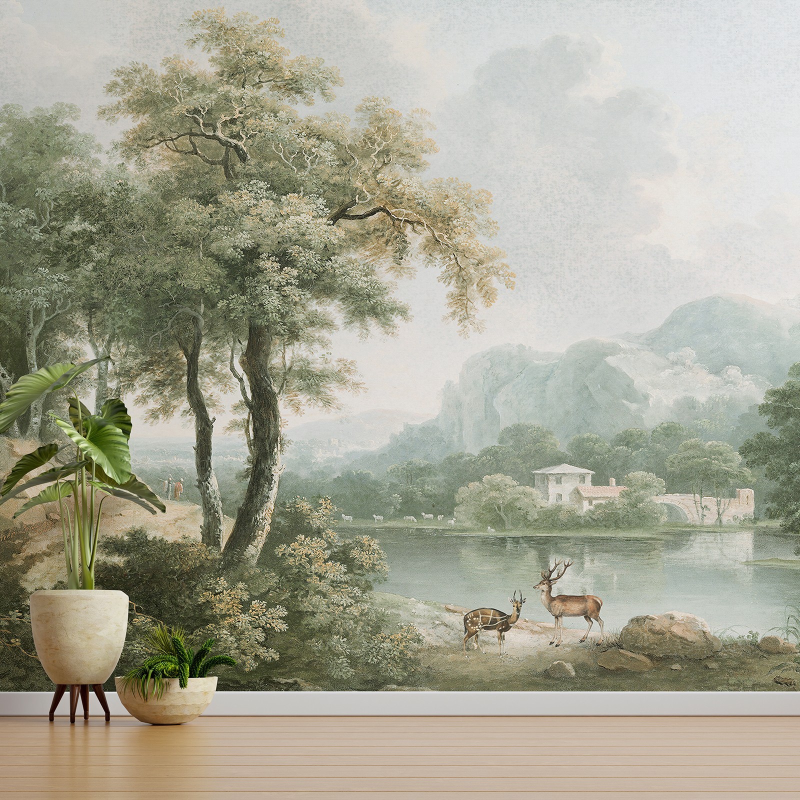 Wallpaper Mural Vintage Forest 133 Wallpaper Mural Vintage Forest 133